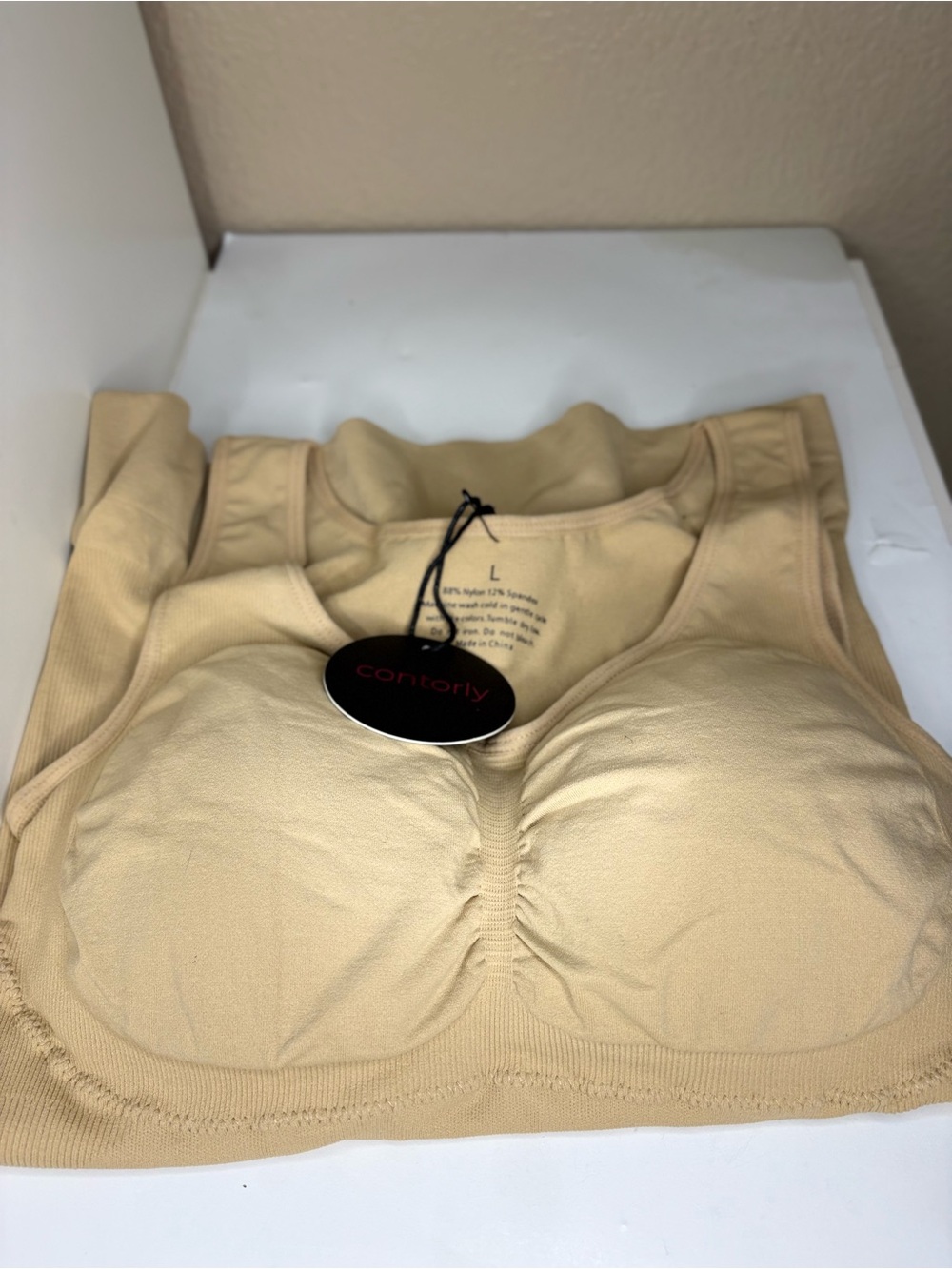 Contorly Seamless Shaping Tank - Nude size L